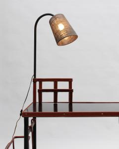 Jacques Adnet Jacques Adnet A French 1950s Desk with Lamp by Jacques Adnet - 4317636