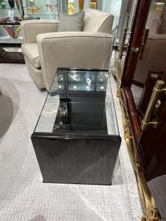 Jacques Adnet Jacques Adnet Art Deco Makassar Ebony and Glass Side Table France circa 1935 - 4557296