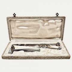 Jacques Adnet Jacques Adnet Bottle Opener and Ice Tongs Bar Set - 4153058
