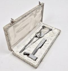 Jacques Adnet Jacques Adnet Bottle Opener and Ice Tongs Bar Set - 4153059