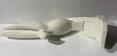 Jacques Adnet Jacques Adnet Flight of the Pigeon Ceramic Sculpture - 3827782