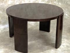 Jacques Adnet Jacques Adnet Low Table in Black Rosewood - 1549688