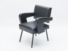 Jacques Adnet Jacques Adnet President leatherette armchair 1959 - 1824491