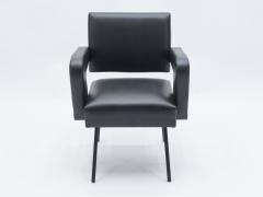 Jacques Adnet Jacques Adnet President leatherette armchair 1959 - 1824494