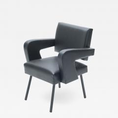 Jacques Adnet Jacques Adnet President leatherette armchair 1959 - 1829309