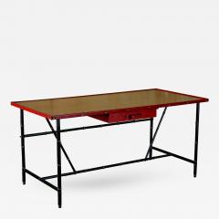 Jacques Adnet Jacques Adnet Saddle Leather Desk 1950s - 401646