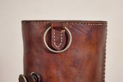 Jacques Adnet Jacques Adnet Style Leather Umbrella Holder - 4382491