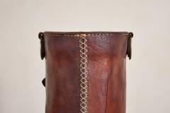 Jacques Adnet Jacques Adnet Style Leather Umbrella Holder - 4382493