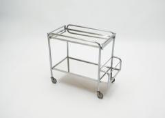 Jacques Adnet Jacques Adnet art deco mirrored bar cart trolley 1930s - 1114868