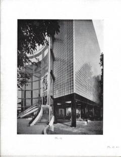 Jacques Adnet Jacques Adnet coffee table in ebonized oak and mirror - 3046486