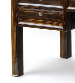 Jacques Adnet Jacques Adnet documented presidential makassar gold bronze accent desk - 948639