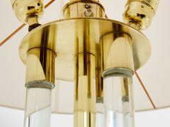 Jacques Adnet Jacques Adnet modernist lucite brass floor lamp 1950s - 4221097