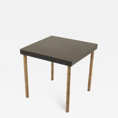 Jacques Adnet Jacques Adnet neutral hand stitched leather coffee table - 1547179