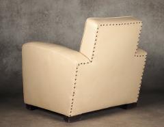 Jacques Adnet Jacques Adnet pair of Modernist Club chairs - 4794448
