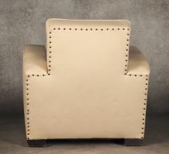 Jacques Adnet Jacques Adnet pair of Modernist Club chairs - 4794449