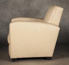 Jacques Adnet Jacques Adnet pair of Modernist Club chairs - 4794457