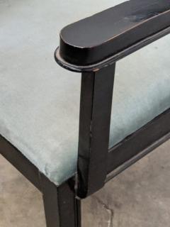 Jacques Adnet Jacques Adnet pair of black armchairs - 3046460