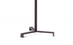 Jacques Adnet Jacques Adnet pair of tripod bordeaux hand leather standing lamps - 865179