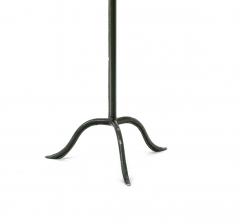 Jacques Adnet Jacques Adnet rare bottle green hand stitched leather planter floor lamp - 865173