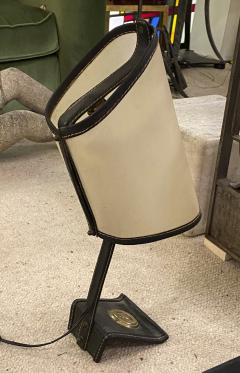 Jacques Adnet Jacques Adnet rarest table lamp in vintage condition - 1519423