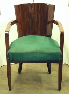 Jacques Adnet Jacques Adnet set of six rosewood armchairs - 3046421