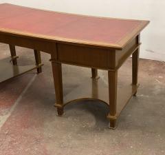 Jacques Adnet Jacques Adnet superb curved Neo classical desk - 1892506