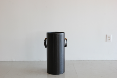 Jacques Adnet LEATHER UMBRELLA STAND IN THE MANNER OF JACQUES ADNET - 866108