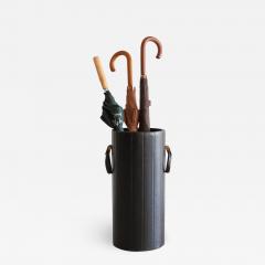 Jacques Adnet LEATHER UMBRELLA STAND IN THE MANNER OF JACQUES ADNET - 868709