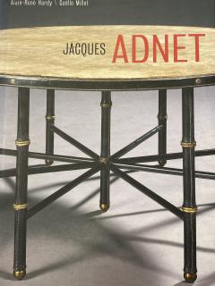 Jacques Adnet Large circular six light chandelier by Jacques Adnet France circa 1950 - 4598756