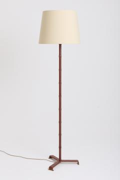 Jacques Adnet Leather Floor Lamp by Jacques Adnet - 4680681