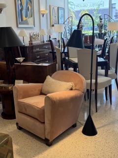 Jacques Adnet Leather Wrapped Floor Lamp in the Style of Jacques Adnet 1950 - 4738518