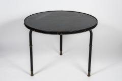 Jacques Adnet Low table in Stitched Leather By Jacques Adnet - 1231598