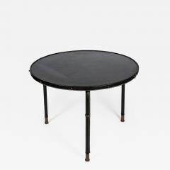 Jacques Adnet Low table in Stitched Leather By Jacques Adnet - 1232136