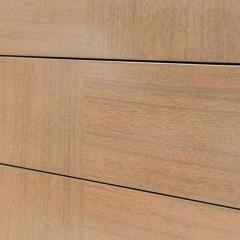 Jacques Adnet MODERNIST PARCHMENT AND CERUSED OAK SIDEBOARD DESIGN ATTRIBUTED JACQUES ADNET - 3192474