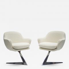 Jacques Adnet Mid century pair of armchairs attributed to Jacques Adnet 1960s - 997450