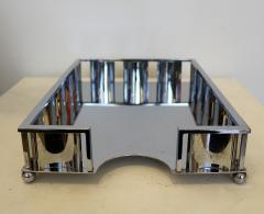 Jacques Adnet Modernist Letter Tray by Jacques Adnet Art Deco France circa 1930 - 923106