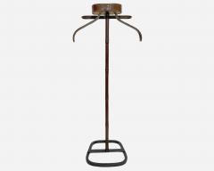 Jacques Adnet Night valet in tan leather with saddle stitching by J Adnet France circa 1960 - 4191215