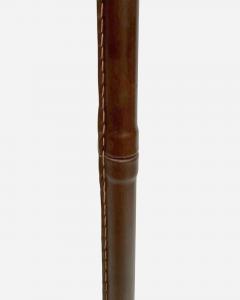 Jacques Adnet Night valet in tan leather with saddle stitching by J Adnet France circa 1960 - 4191218