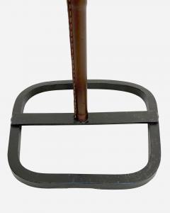 Jacques Adnet Night valet in tan leather with saddle stitching by J Adnet France circa 1960 - 4191219