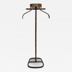 Jacques Adnet Night valet in tan leather with saddle stitching by J Adnet France circa 1960 - 4191258