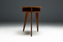 Jacques Adnet Oak Tripod Desk by Jacques Adnet France 1950s - 4541716