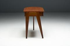 Jacques Adnet Oak Tripod Desk by Jacques Adnet France 1950s - 4541717