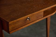 Jacques Adnet Oak Tripod Desk by Jacques Adnet France 1950s - 4541719