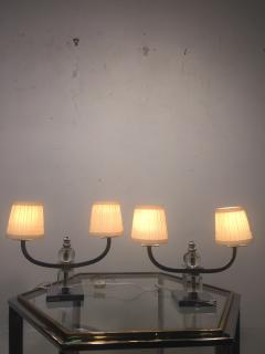 Jacques Adnet PAIR OF FRENCH ART DECO LAMPS IN THE MANNER OF JACQUES ADNET - 767268
