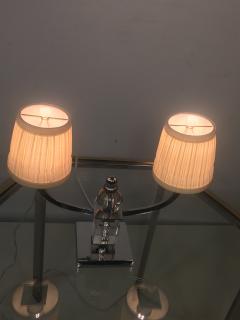 Jacques Adnet PAIR OF FRENCH ART DECO LAMPS IN THE MANNER OF JACQUES ADNET - 767281