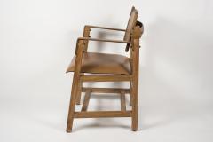 Jacques Adnet Pair of 1950s Stitched Leather armchairs By Jacques Adnet - 2429110