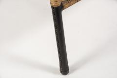 Jacques Adnet Pair of 1950s Stitched leather armchairs by Jacques Adnet - 2892742