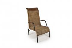 Jacques Adnet Pair of 1950s Stitched leather armchairs by Jacques Adnet - 2892743