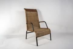 Jacques Adnet Pair of 1950s Stitched leather armchairs by Jacques Adnet - 2892744