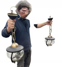 Jacques Adnet Pair of 1950s Stitched leather lanterns by Jacques Adnet - 4472451